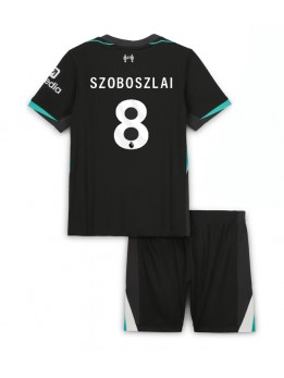 Liverpool Dominik Szoboszlai #8 Dječji Gostujuci Dres kompleti 2024-25 Kratak Rukavima (+ kratke hlače)